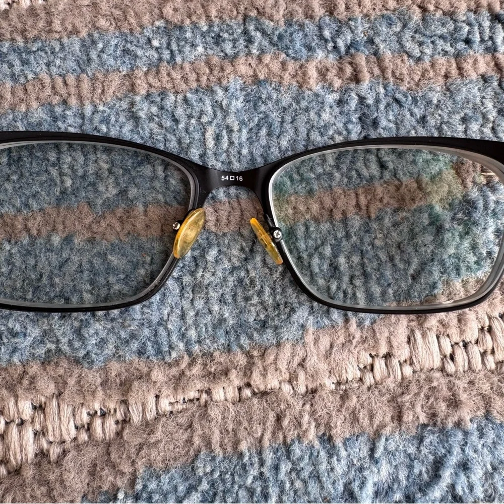 Wittnauer Mackenzie Eyeglasses Frame Womens Black Teal‎ Metal Full Rim 54-16-135